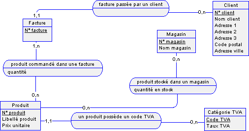 exemple de mcd